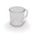 Henkelbecher, transparent 0,2 l