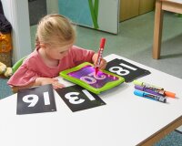 Mal- und Schreibtafel Kinderbild Vorlage Zahlen