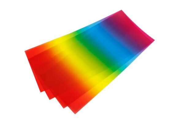 Laternenpapier Regenbogen gro&szlig;, 25er Set Ausverkau
