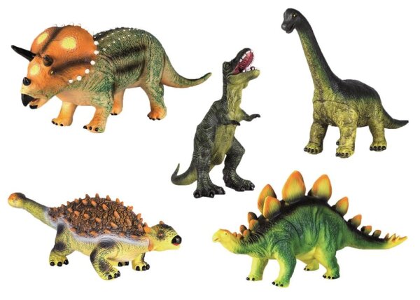 XXL Softtiere Dinosaurier, 5er Set