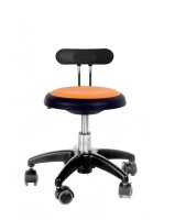 Rollhocker Maxi mit breiter Lehne