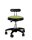 Rollhocker Maxi mit breiter Lehne