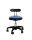 Rollhocker Maxi mit breiter Lehne