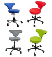 Rollhocker TORRO, versch. Farben
