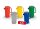 Kanne mit Deckel 0,6l PC- versch. Farben