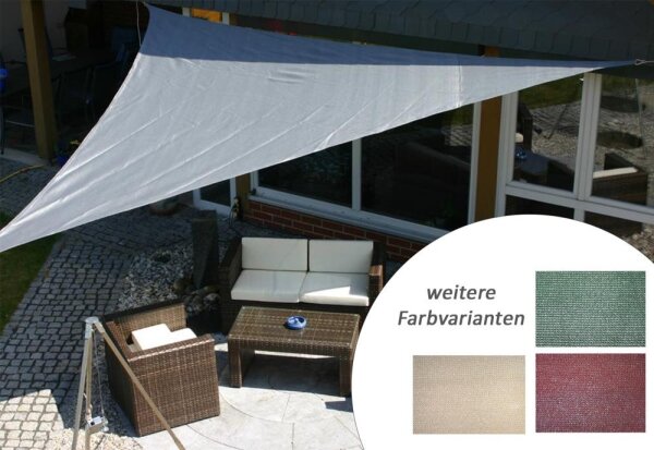 Sonnensegel Dreieck - versch. Gr&ouml;&szlig;en / Farben
