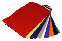 Bastelfilz selbstklebend, 10 Farben