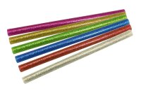 Klebepatronen Glitzer, D 7 mm - 1 kg