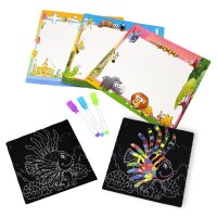 Mal- und Kratzkarte, 25 x 25 cm - Ausverkauft -
