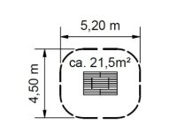 Outdoor Stufendeck, 5-tlg.