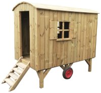 Spielhaus Bauwagen Kiefer