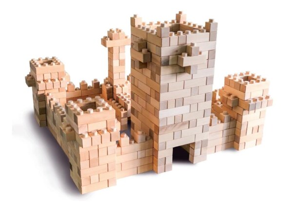 Noppen-Holzbausteine,100-tlg. (Ausverkauft)