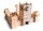 Noppen-Holzbausteine,100-tlg. (Ausverkauft)