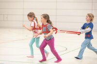 Laufleine Zweispaenner Kinder von Seite