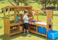 Outdoor Spielk&uuml;che mit Pumpe