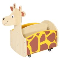 B&uuml;cherkiste Giraffe, fahrbar