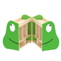 B&uuml;cherkiste Frosch, fahr- und klappbar