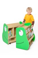 B&uuml;cherkiste Frosch, fahr- und klappbar