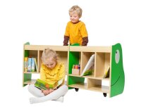B&uuml;cherkiste Frosch, fahr- und klappbar
