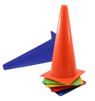 Pylone, 6er Set, H 38 cm - Verkehrskegel