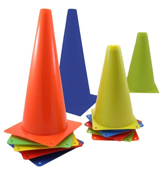 Pylonen, Verkehrskegel -Set 12-teilig, versch. H&ouml;h