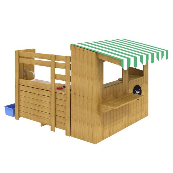 Outdoor Spielk&uuml;che m. Pumpe+Snackbar