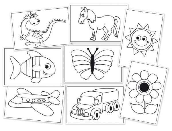 Stickkarton, bedruckt, 48er Set