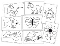 Stickkarton, bedruckt, 48er Set