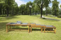 Sparset: Outd. Sand- u. Wassertische 3er Set m.P.