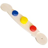 Balancierstrecke, 10-tlg. Knubbel bunt