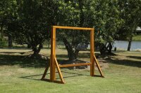 Outdoor Maltafel, transp. inkl. Standf&uuml;&szlig;e