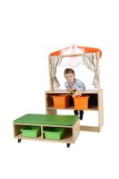 Puppentheater mit Zuschauerbank (Auslaufartikel)