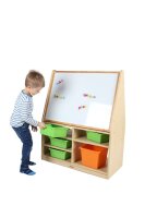 Regalkombination mit Tafel und Magnetboard