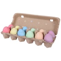 Kreideeier, 12er Set, Schachtel offen