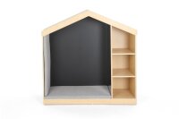 Spiel- und Kuschelhaus mit Kreidetafel und Spiegel