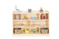 Regalschrank mit R&uuml;ckwand 80