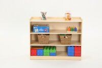Regalschrank mit R&uuml;ckwand 80