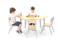 Owlaf Tisch-/Stuhlset 2 x Trapeztisch + 8 St&uuml;hle