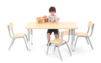Owlaf Set Rechtecktisch+4 St&uuml;hle