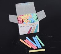 Tafelkreide bunt, 100 St&uuml;ck