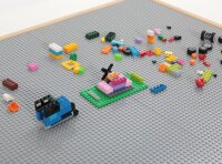 Spieltisch f&uuml;r Klemmbausteine, fahrbar