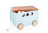 Spielzeugkiste mit Rollen