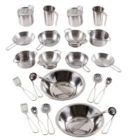 Edelstahl K&uuml;chen Set, 24-tlg.