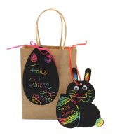 Kratzpapierset Ostern, 24er Pack