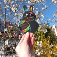 Kratzpapierset Ostern, 24er Pack