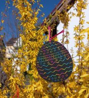 Kratzpapierset Ostern, 24er Pack