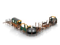 Eisenbahn mit Kriechtunnel, 13-tlg.