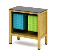 Outdoor Sitzkissen Regal mit 28 Sitzkissen