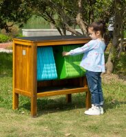 Outdoor Sitzkissen Regal mit 28 Sitzkissen