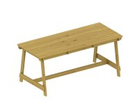 Outdoor Arbeitstisch f&uuml;r Outdoor-Lernraum